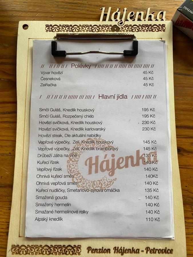 Penzion Hajenka Petrovice  Buitenkant foto